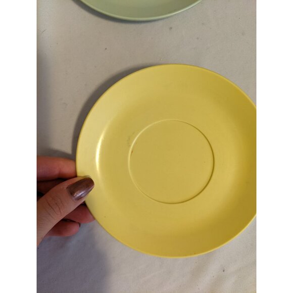 Vintage Melamine Dish Lot MCM Made in Canada Melmac Preta Sunrise Plates Bowls - Picture 9 of 13